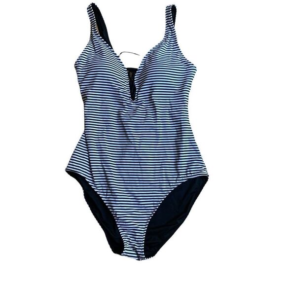 Tommy Bahama Breaker Bay One Pc Reversible Bathing Suit Sz 12 NWT - Picture 7 of 12